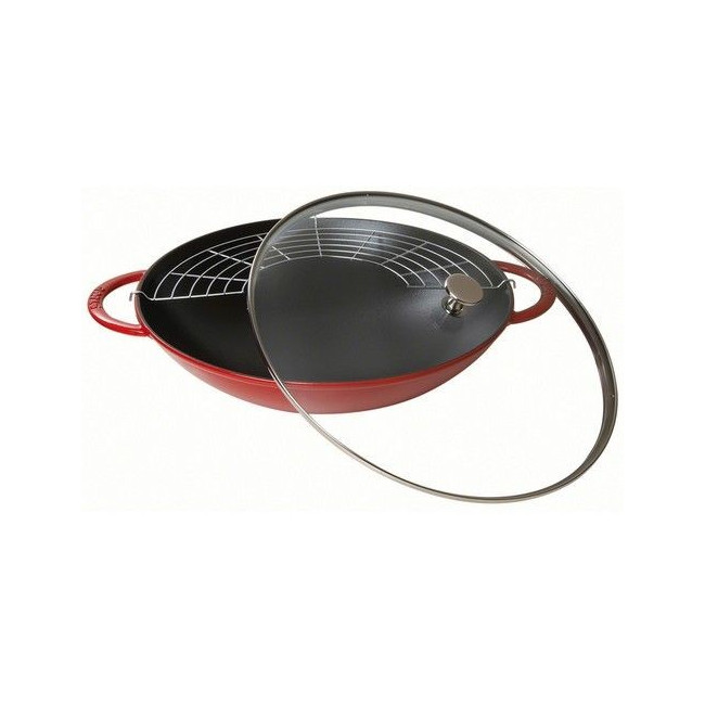 Wok en fonte 37cm, STAUB