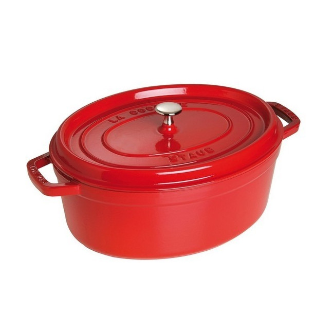 Cocotte OVALE cerise 37cm, STAUB