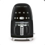 Cafetière filtre programmable Années 50 noir, SMEG