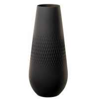 Vase Manufacture Collier Noir Carré haut, Villeroy & Boch