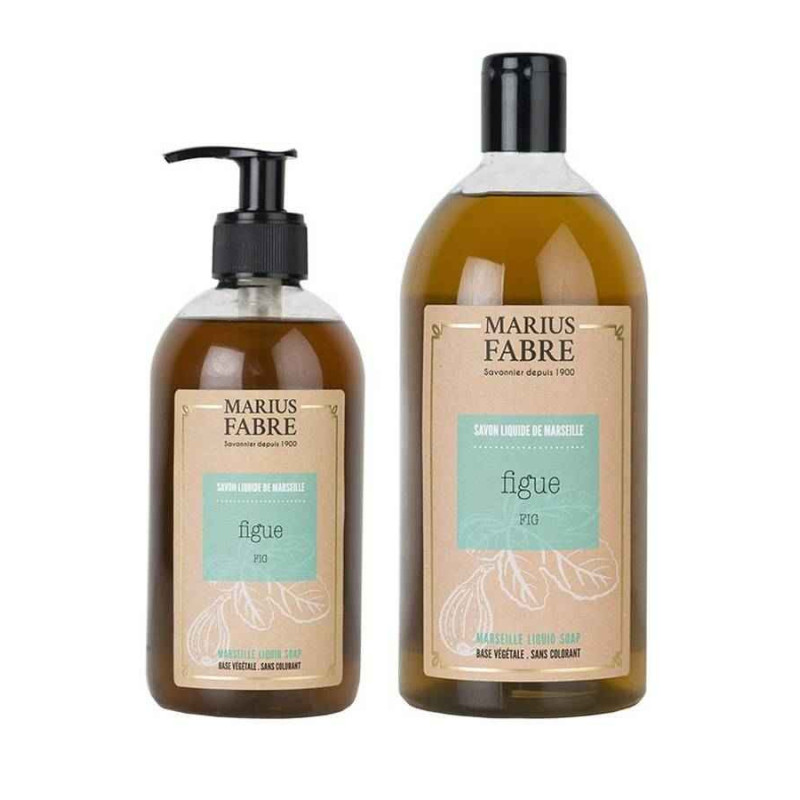 Savon liquide de Marseille Figue, Marius Fabre 400 ml - Marius Fabre