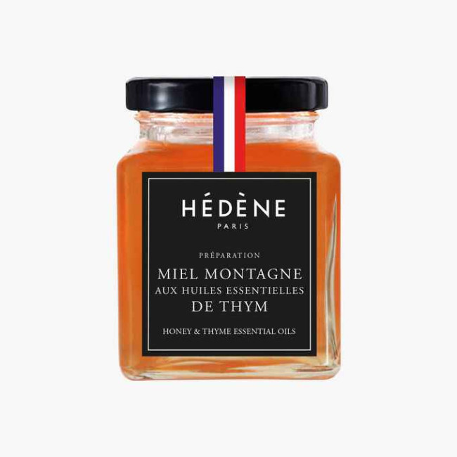 Miel Montagne aux Huiles Essentielles de Thym 125 g, Hédène