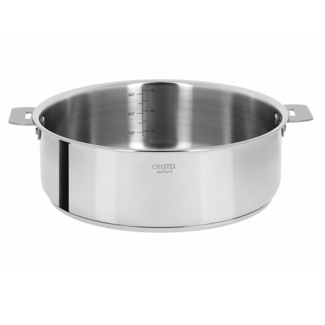 Sauteuse amovible inox Casteline, Cristel