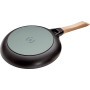 Poêle en fonte manche en bois, Staub