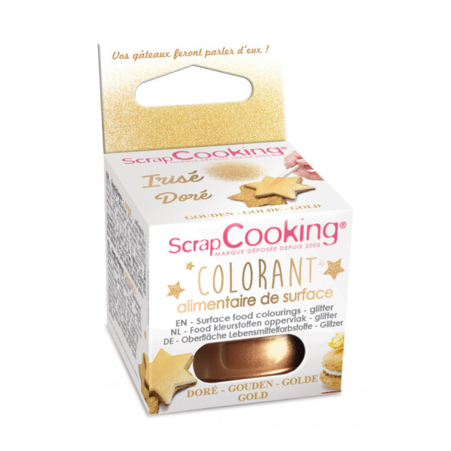 Colorant de surface irisée, ScrapCooking