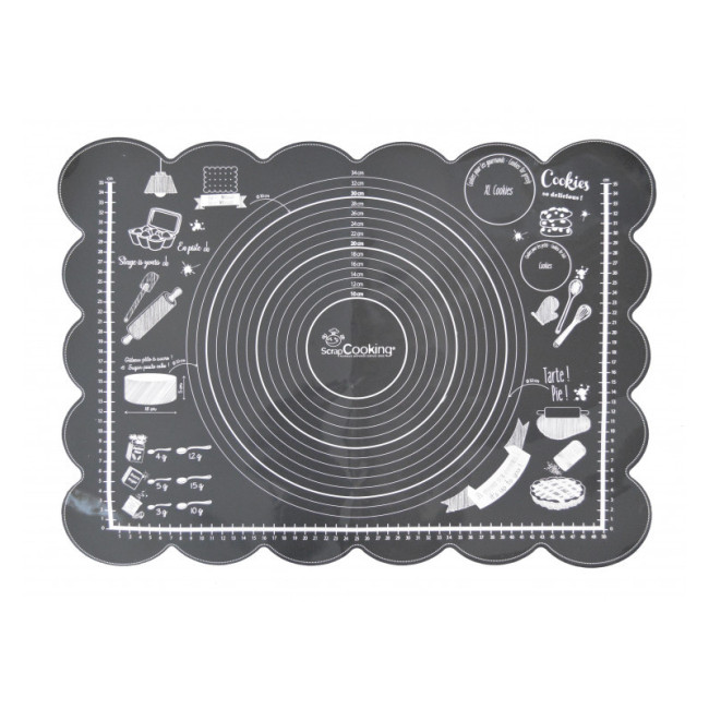 Tapis pâtissier silicone, ScrapCooking