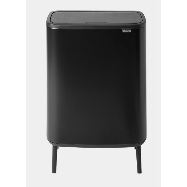 Poubelle Bo Touch HI 2X30 L noir, Brabantia