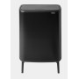 Poubelle Bo Touch HI 2X30 L noir, Brabantia