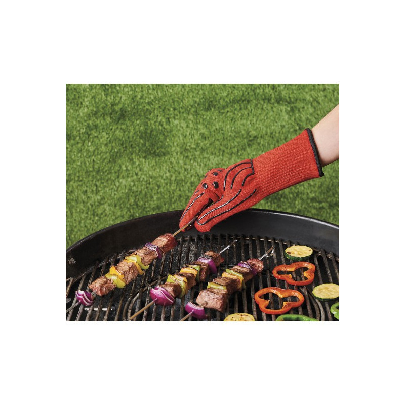 Gant de barbecue ambidextre rouge - Mastrad