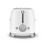 Toaster 2 tranches Années 50 Blanc mat, SMEG