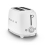 Toaster 2 tranches Années 50 Blanc mat, SMEG