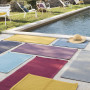 Tapis de bain Etia Bleu Prusse, Vivaraise