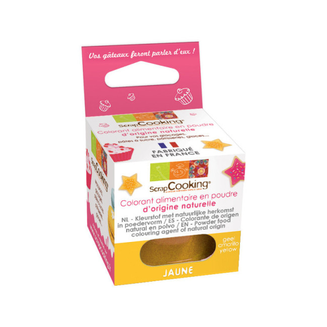 Colorant alimentaire naturel jaune, Scrapcooking