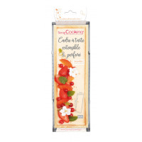 Cadre à tarte rectangle extensible perforé inox, ScrapCooking