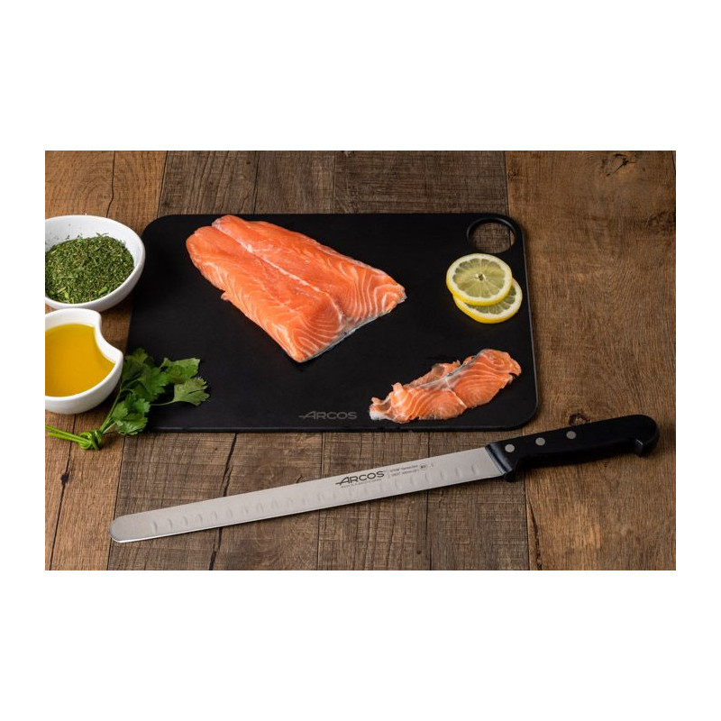 Couteau saumon acier lame 30 cm