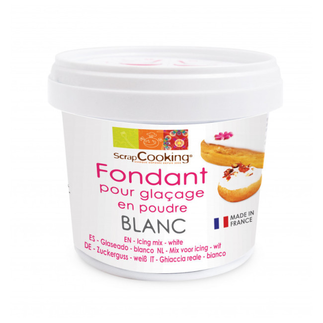 Fondant blanc en poudre pour glaçage 150 g, Scrapcooking