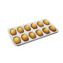 Plaque 12 madeleines en fer blanc, Gobel