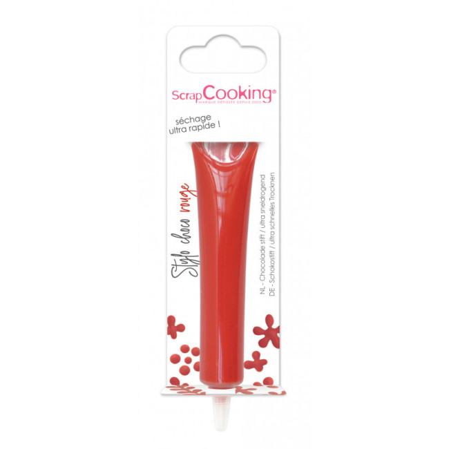 Stylo goût choco rouge, ScrapCooking