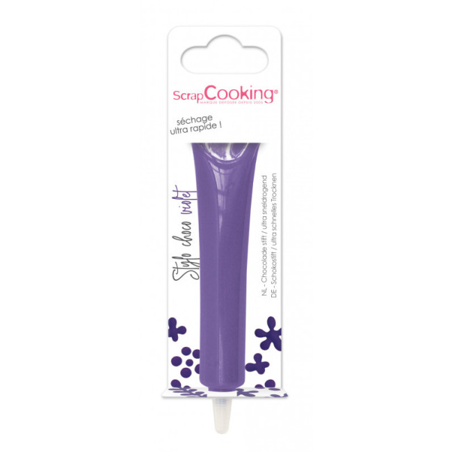 Stylo goût choco violet, ScrapCooking