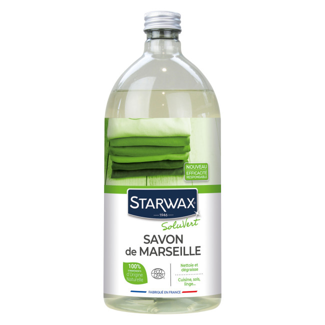 Savon de Marseille liquide 1 L Soluvert, Starwax