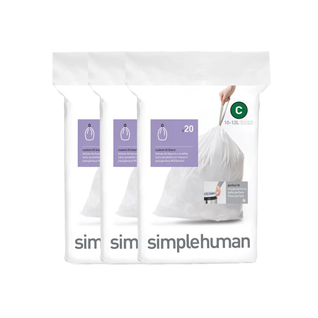 Sacs poubelle C 10-12 L, Simplehuman