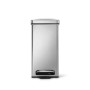 Poubelle étroite à pédale 10 L, simplehuman