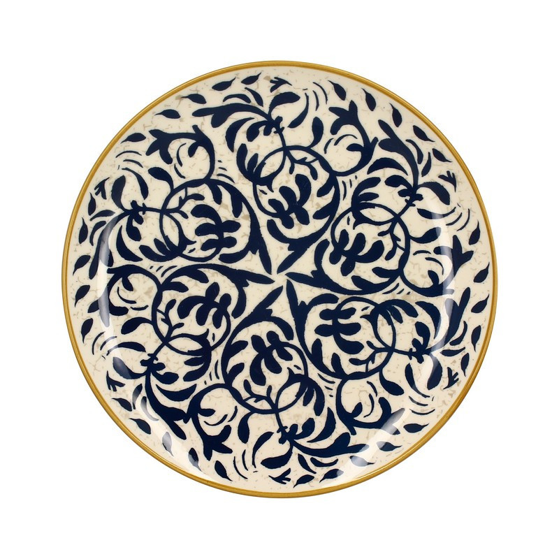 LEBRUN - Service de table Héraclée Bleu, Novastyl Assiette plate - LEBRUN