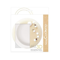 Moule entremet 3D Silicone Rond, Scrapcooking