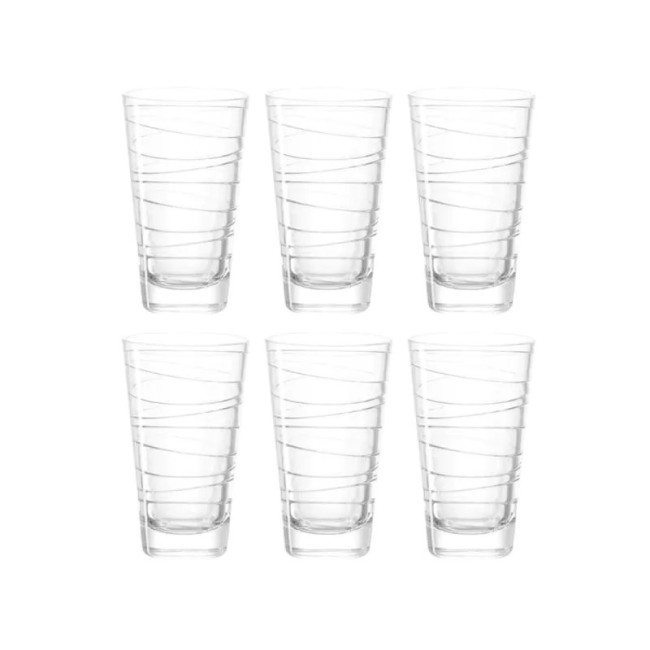 Coffret 6 chopes Vario transparent 28 cl, Léonardo