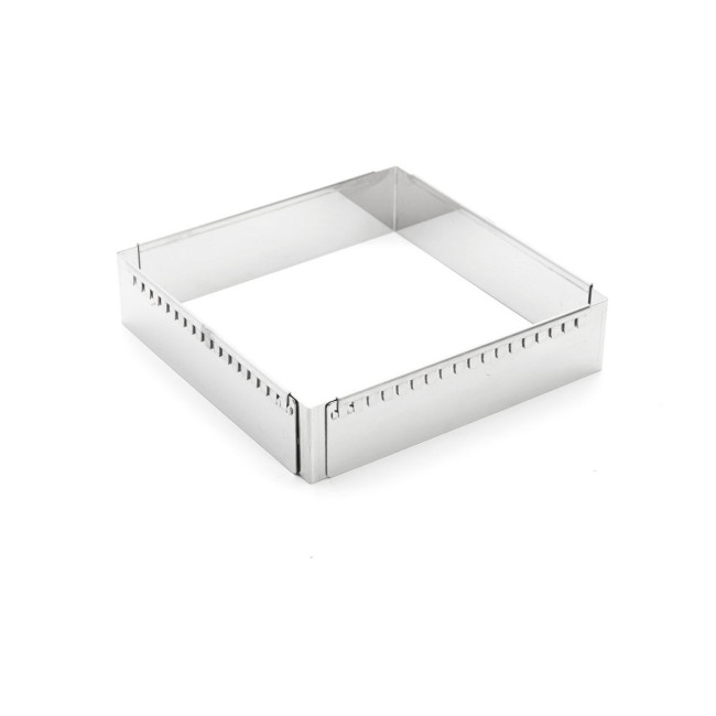 Cadre carré extensible inox de 20 à 37 cm, de Buyer