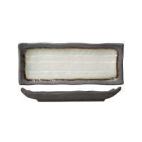 Plat en porcelaine 11 x 28 cm Stone, Cosy & Trendy