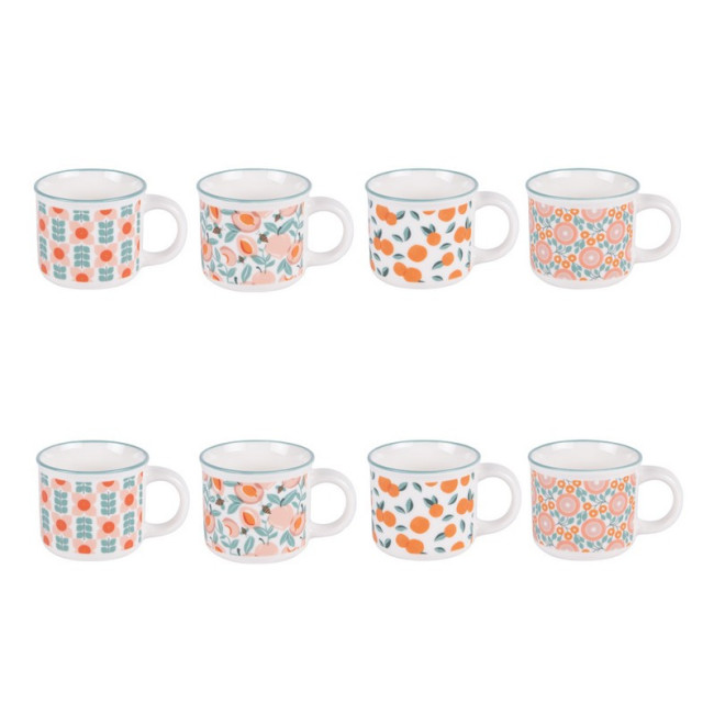 Coffret 8 tasses 11 cl Bellini, Table Passion