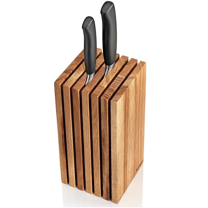 bloc de cuisine vide bloc de cuisine en bois vide pour couteaux