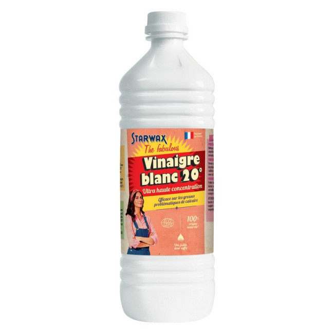 Vinaigre Blanc 20° Fabulous 1L, Starwax