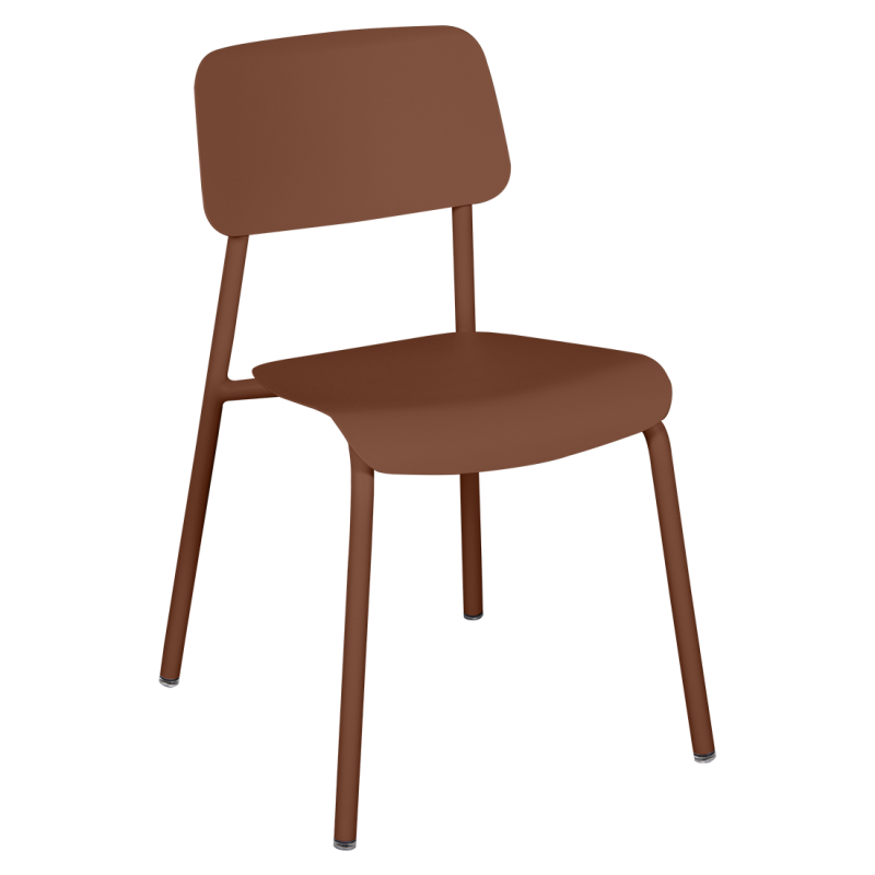 FERMOB - Chaise Studie, Fermob Ocre Rouge - FERMOB