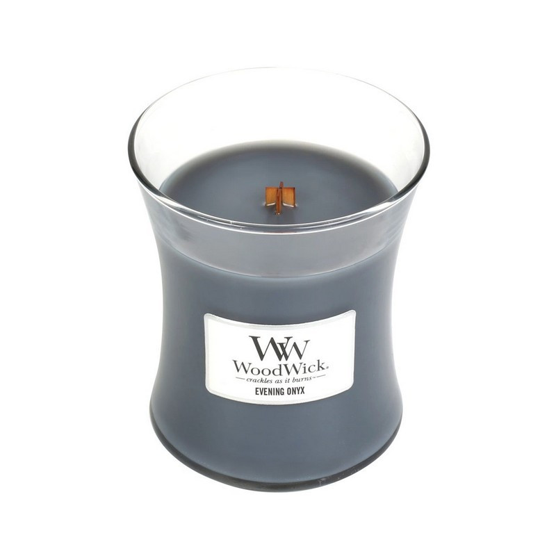 Bougie parfumée Nuit d'Onyx, Woodwick Moyen Modèle - Woodwick