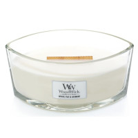 Bougie parfumée Thé blanc & Jasmin, Woodwick