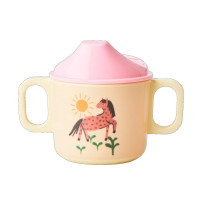 Tasse 2 anses Pink Farm, Rice