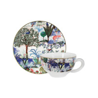 Coffret 2 tasses 26 cl Jardin du Palais, Faïencerie de Gien