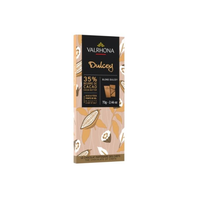 Tablette chocolat blond Dulcey 32%, Valrhona