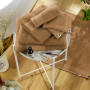 Linge de toilette Garance Camel, L'effet papillon