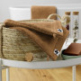 Linge de toilette Garance Camel, L'effet papillon