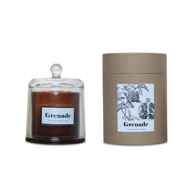 Bougie Cloche Ambre Parfum Grenade, Opjet