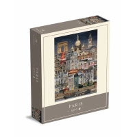 Puzzle 500 pièces Noël à Paris, Martin Schwartz