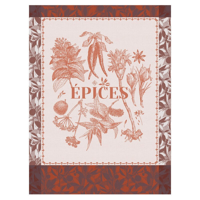 Torchon Epices Piment, Le Jacquard Français