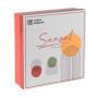 Coffret 4 Mugs Sunset 35 cl, Table Passion