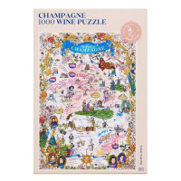 Puzzle de 1000 pièces Champagne, Water & Wine