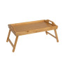 Plateau de Lit Pliable en Bois de Bambou