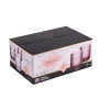 Coffret 6 gobelets 24 cl Dolce Gris, Table Passion