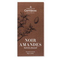 Tablette de chocolat Noir Amandes, Café Tasse